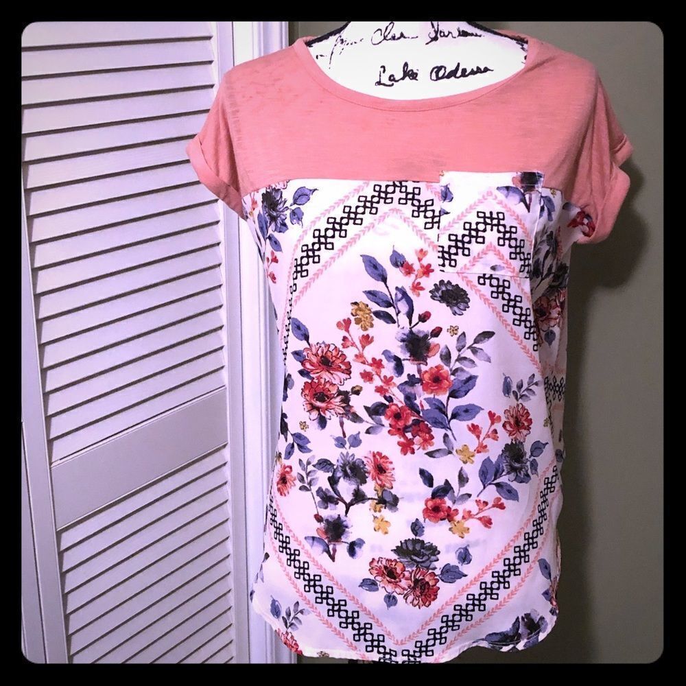 Floral Top Medium Shirt